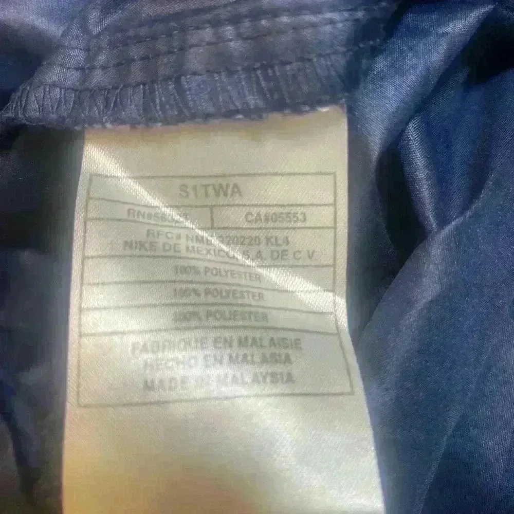 Men’s Nike Navy nylon pants with adj elastic waistband pockets size Large - Picture 15 of 16